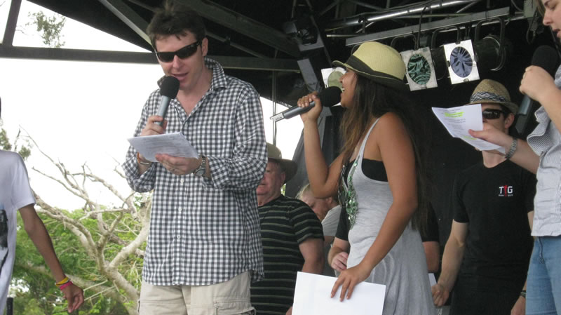 Soundcheck with Jessica Mauboy at Redlands