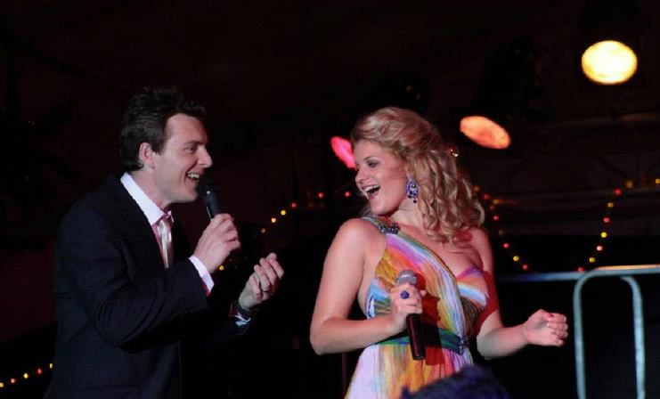 Craig and Mirusia performing at Redlands ‘Christmas by Starlight’ Concert 2012                             